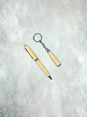 Keychain with Ball Pen