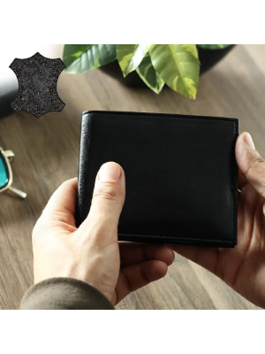 Leather Wallet And Keychain