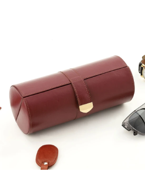 Round Watch Organizer Wine