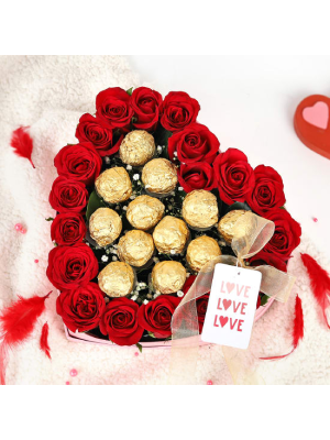 Heart Choco Bouquet